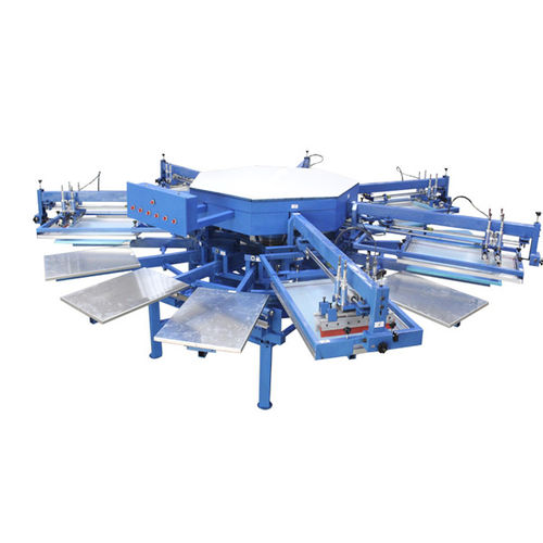 Máquina de serigrafia automática - GW-6C-14S - Dongguan Hoystar Printing Machinery Co.,Ltd - de 6 cores / para têxteis / para etiquetas