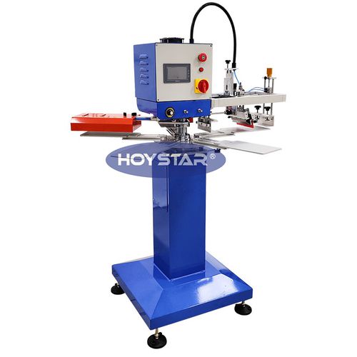 Máquina de serigrafia automática - GW-100TRS - Dongguan Hoystar Printing Machinery Co.,Ltd - semiautomática / para têxteis / para etiquetas