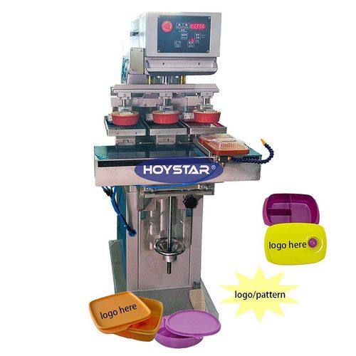 Máquina tampográfica de 3 cores - GW-M4S - Dongguan Hoystar Printing Machinery Co.,Ltd