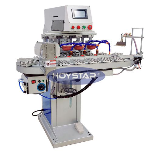 Máquina tampográfica de tinteiro fechado - GW-P4/C-F - Dongguan Hoystar Printing Machinery Co.,Ltd - de 4 cores / rotativa