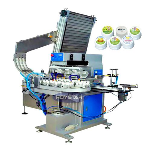 Máquina tampográfica totalmente automática - GW-M4/ST - Dongguan Hoystar Printing Machinery Co.,Ltd - de 4 cores / para tampas / com touch screen
