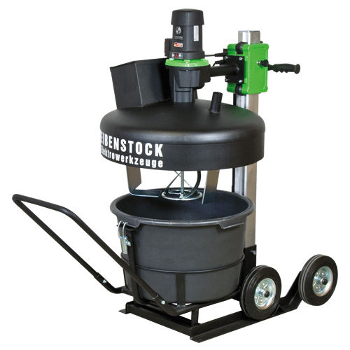 Misturador de pás - TwinMix 1800 T - Eibenstock - móvel / de batelada / para concreto