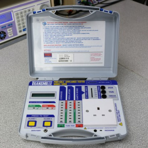 Testador PAT - 5080A - TRANSMILLE - de resistência de isolamento / elétrico / de corrente de vazamento