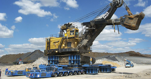 Plataforma de carregamento - Lampson crane - móvel / para equipamento pesado / para operador a bordo em pé