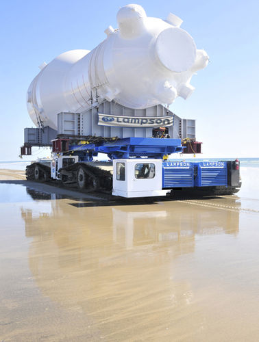 Transportadora a diesel - Lampson crane - de esteiras / para cargas pesadas