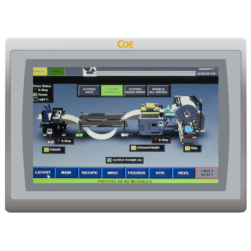 CLP integrado - Coe - em rede Ethernet / com touch screen
