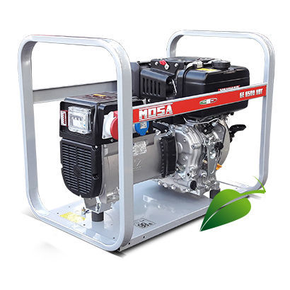 Grupo gerador de energia a diesel - GE 6500 YDT  - MOSA - trifásico / monofásico / portátil