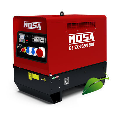Grupo gerador de energia a diesel - GE SX-7554 YDT - MOSA - trifásico / monofásico / portátil