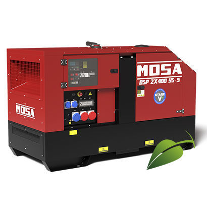 Fonte de alimentação para soldagem TIG - DSP 2x400 YS-5 - MOSA - trifásica / monofásica / eletrônica