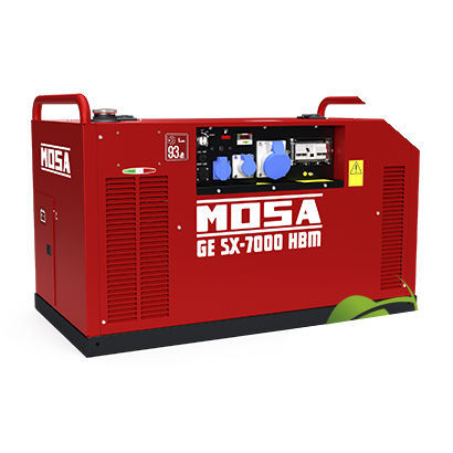 Grupo gerador de energia monofásico - GE SX-7000 HBM - MOSA - portátil / 50 Hz / refrigerado a ar
