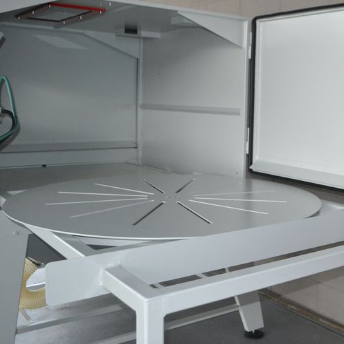 Mesa rotativa indexadora manual - C.B. SABBIATRICI S.R.L. - horizontal / para máquina-ferramenta