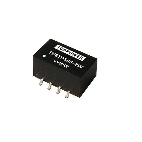 Conversor CC-CC não ajustável - TPET-2W series - Guangzhou Top Power Electronics Technology Co.,Ltd - SMD / encapsulado / para o setor das telecomunicações