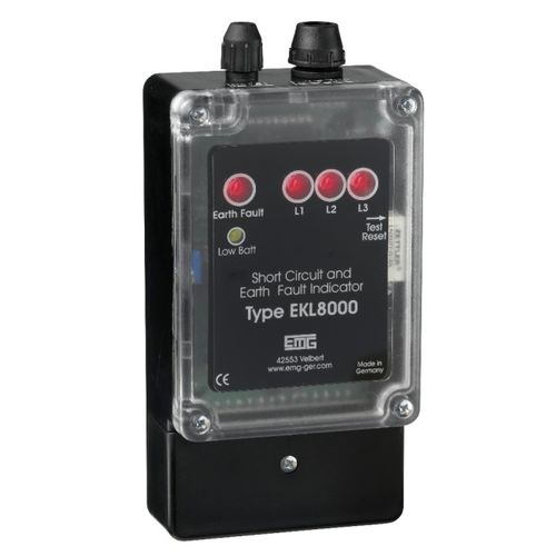 Indicador de curto-circuito - EKL8000 series - Elektro Mechanik - de defeitos de massa / de LED / para montagem em painel