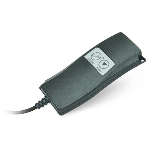 Controle remoto com fio - TXT - Moteck Electric Corp - com botões / para atuador elétrico / para equipamento médico