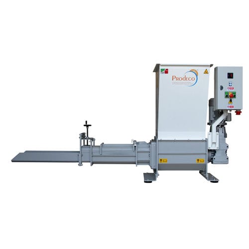 Compactador de resíduos para poliestireno - POLYBRIK T200 series - Prodeco - estacionário / horizontal