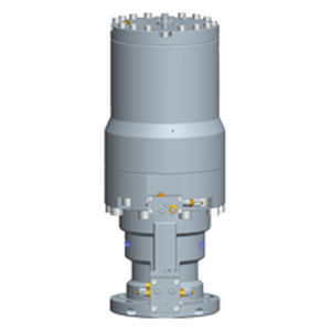 Atuador de válvula pneumático - BRCF 4000 HT series - Damcos - de 1/4 de volta / compacto / com mola de retorno