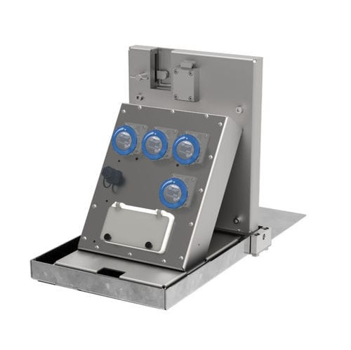 Pilarete rebatível automático - EDR12 - La Barrière Automatique - elétrico / em aço inoxidável