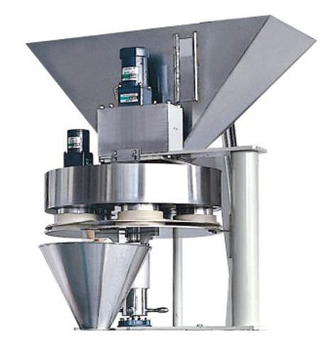 Dosador para sólidos - max. 60 p/min, 80 - 2 000 ml - AMTEC Packaging Machines - volumétrico / com balde