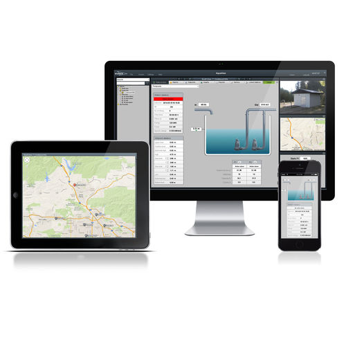 Software de monitoramento - AquaView - FLYGT - de aquisição de dados / SCADA / de controle