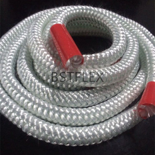 Gaxeta trançada de fibra de vidro - Diameter: 5mm-15mm(monolayer) - Ningguo BST Thermal Products Co.,Ltd - em material refractário / para isolamento térmico