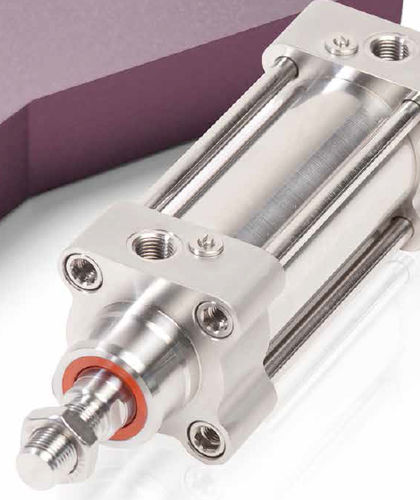 Cilindro pneumático - YDM - ARTEC SRL - de dupla ação / em aço inoxidável / ISO