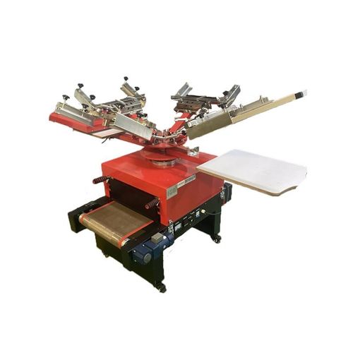 Máquina de serigrafia manual - PONNY 5 - CROMA IBÉRICA - de 4 cores / para têxteis / compacta