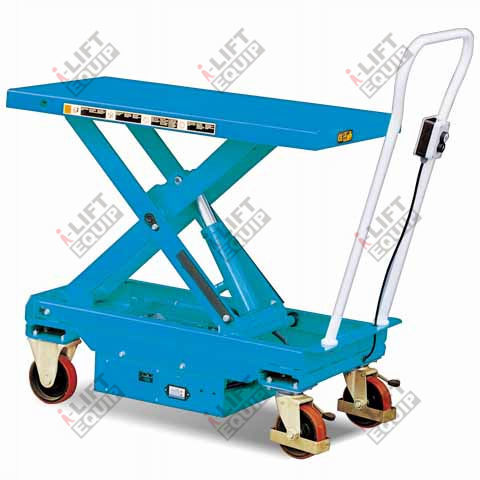 Plataforma elevatória tipo tesoura móvel - ES series - i-lift Equipment Ltd. - com rodas / com rodas / elétrica