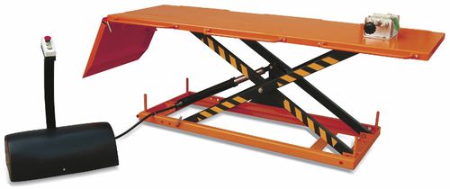 Elevador automotivo pantográfico - TE500 - i-lift Equipment Ltd. - 500 kg / elétrico / para moto