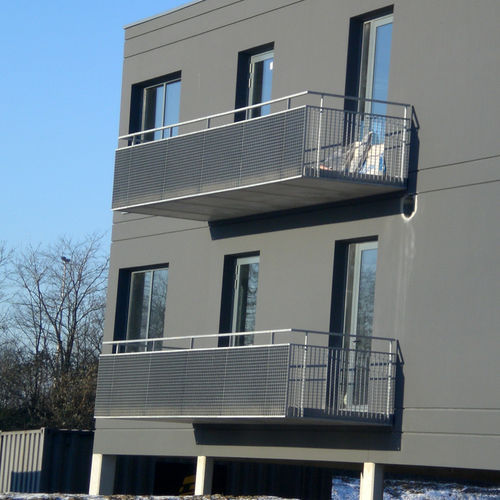 Guarda-corpo em aço galvanizado - PRESS-LOCKED - JK TECHNIC - galvanizado / para ponto de acesso a escada / para telhado metálico