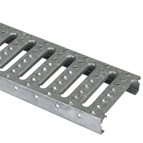 Grade de piso em aço - PS-OVA - JK TECHNIC - em alumínio / em aço galvanizado / em aço inoxidável