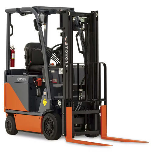 Empilhadeira elétrica - 8FBCU series - Toyota Industrial Equipment - para operador sentado a bordo / para ambiente interno / para a indústria alimentícia