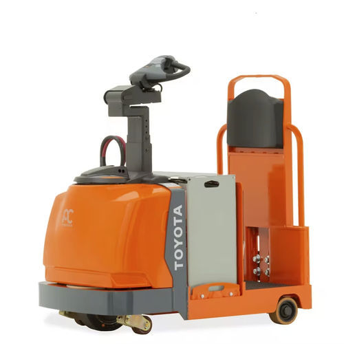 Trator rebocador - 8TB50 - Toyota Industrial Equipment - elétrico / de 4 rodas / para operador a bordo em pé