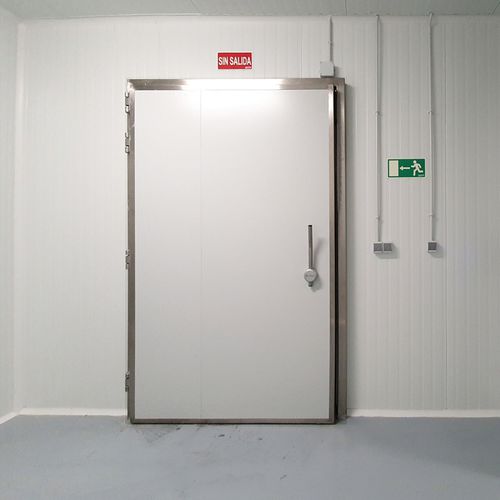 Porta com dobradiças - IFIRE EI2-90 - Infraca - pivotante / em aço inoxidável / em aço
