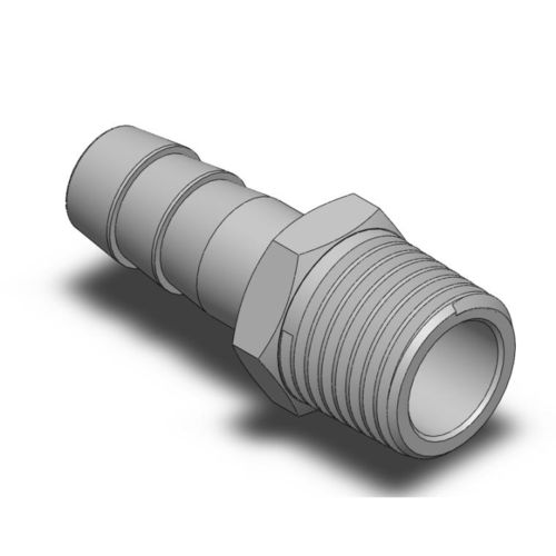Conector para tubos redondos - PAD - Ningbo Parmicro Fluid Technology CO.,LTD - em latão niquelado / de roscar