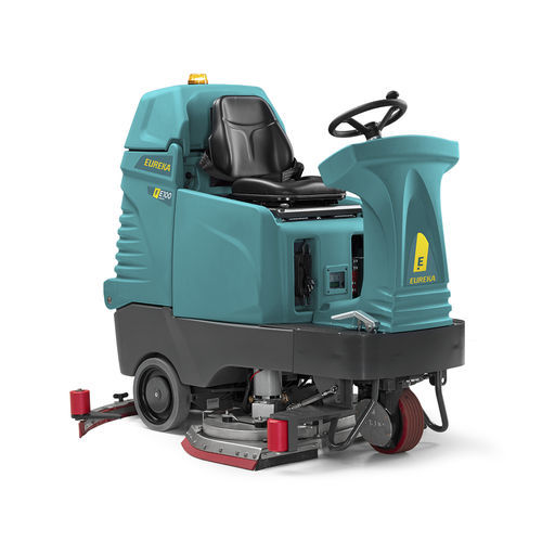 Lavadora automática de piso para operador a bordo - E100  - Eureka Floor Cleaning Machines - a bateria / compacta / para a indústria alimentícia