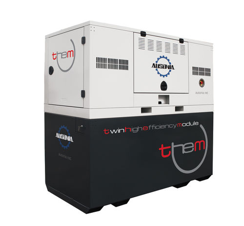 Grupo gerador de energia a diesel - THEM - Twin High Efficiency Module - Ausonia S.r.l. - trifásico / 60 Hz / de injeção indireta