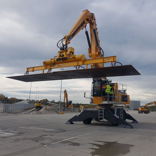 Sistema de elevação para cargas pesadas - Aerolift Industrials B.V. - para caixotes / para chapas / para placas