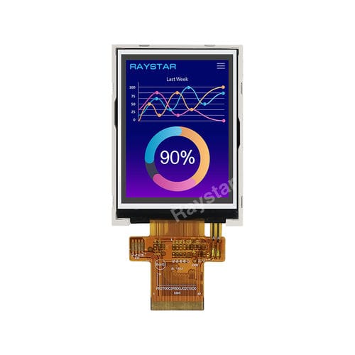 Módulo de visualização de LED - RFJ280J-AYH-DNN - Raystar Optronics, Inc. - TFT LCD / IPS / 240 x 320