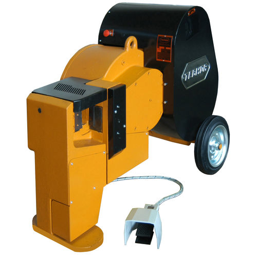 Tesoura elétrica - C 55  - TECMOR S.R.L. - de aço para concreto armado / para barras de ferro / circular