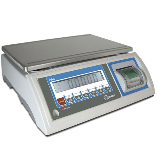 Balança contadora - RAD - GIROPES - da linha comercial / com display LCD / em aço inoxidável