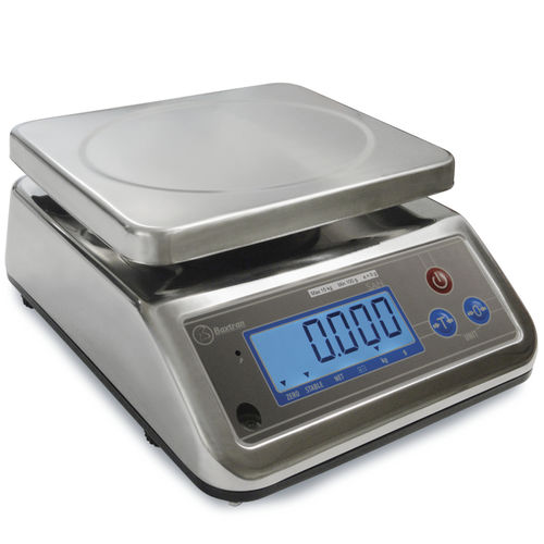 Balança da linha comercial - SAN - GIROPES - com display LCD / em aço inoxidável / IP67
