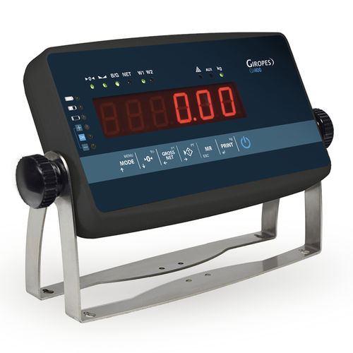 Indicador de peso com display LED - GI400 ABS - GIROPES - de parede / de bancada / IP65