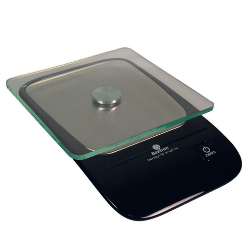 Balança com display LED - GLASSKS - GIROPES - para o setor alimentar / de bancada / com bateria