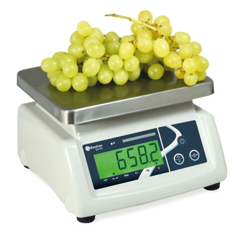 Balança com display duplo - BS-TRI - GIROPES - com display LCD / em aço inoxidável / para o setor alimentar