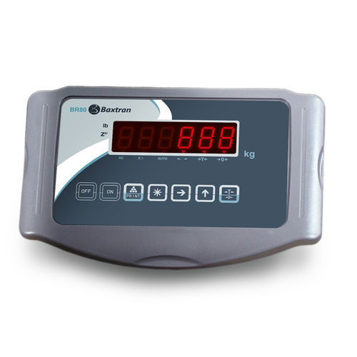 Indicador de peso com display LED - BR80 - GIROPES - de bancada / IP54 / com bateria