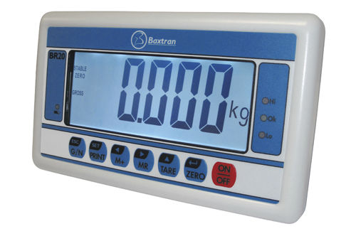 Indicador digital de peso - BR20 - GIROPES - com display LCD / embutido / à prova de água