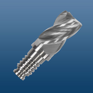 Fresa com raio - DL series - HAIMER GmbH - em carboneto sólido / para aço / com rosca