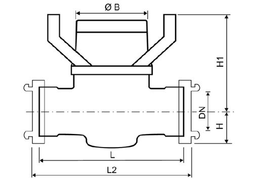 Hidrômetro de turbina tipo Woltman - WESAN WP H - DIEHL Metering