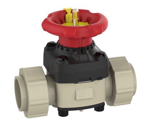 Válvula de diafragma - T7  - Praher Plastics Austria GmbH - manual / shut-off / flangeada