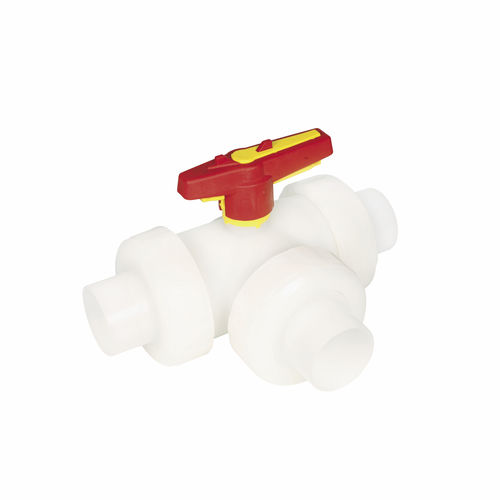 Válvula de esfera - S4  - Praher Plastics Austria GmbH - manual / de controle / flangeada